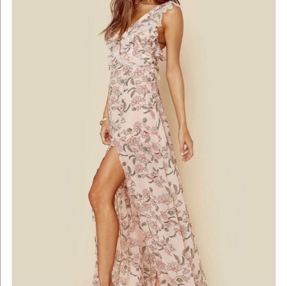 🍋For Love & Lemons Bee Balm Maxi Dress - Picture 15 of 16